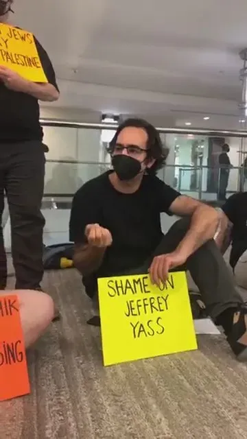 JVP Philly protest Facebook May 21 2021 Part 4_Alissa Wise leads Nakba Teach In and Leaves Voicemail for Yass_#109